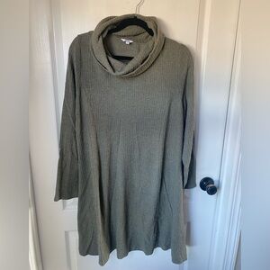 Sonoma Women's Cowl Neck Sweater - Olive